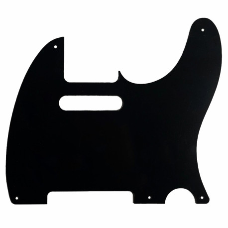 PICKGUARD TELE 5 HOLES 1 PLY BLACK (1.6mm)