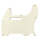 PICKGUARD TELE 8 HOLES 3 PLY PARCHMENT (2.4mm)