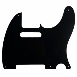 ALL PARTS® PLAQUE DE PROTECTION TYPE TELE® 5 TROUS 1.52mm 1 PLI NOIR