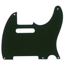 FENDER® PICKGUARD TELECASTER® 5-HOLE MOUNT, BLACK 1-PLY