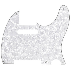 FENDER® PICKGUARD TELECASTER® 8-HOLE MOUNT WHITE PEARL 4-PLY