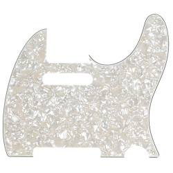 Pickguard, Telecaster®, 8-Hole Mount, Aged White Pearl, 4-Ply