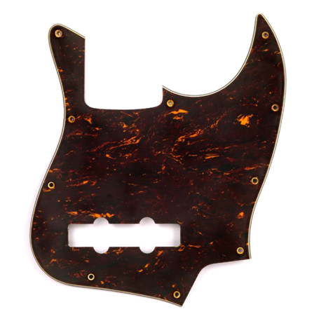 60'S TORTOISE STYLE PICKGUARD 3-PLY 10 HOLES AGED