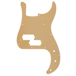 FENDER® PURE VINTAGE PICKGUARD '58 PRECISION BASS® 10-HOLE MOUNT, GOLD ANODIZED