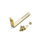 EQUERRE PICKGUARD BRACKET GOLD