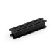 BOBBIN ROUND SHAPE FOR STRAT® PICKUP RAIL TYPE BLACK (2pcs)