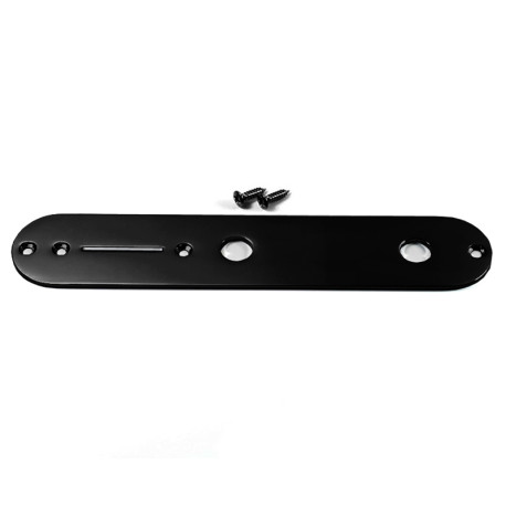 GOTOH TELE CONTROL PLATE BLACK (INCL.SCREWS)