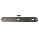 GOTOH TELE CONTROL PLATE COSMO BLACK (INCL.SCREWS)