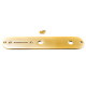 GOTOH TELE CONTROL PLATE GOLD (INCL.SCREWS)