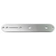 TELE CONTROL PLATE CHROME (VOLUME DECALE)