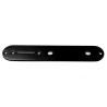 TELE CONTROL PLATE BLACK (HOLES 8.1mm)