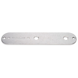 GOTOH TELE CONTROL PLATE CHROME AGED (HOLES 9.6mm)