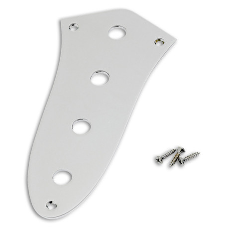 FENDER® JAZZ BASS® CONTROL PLATE 4-HOLE CHROME