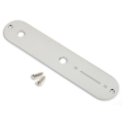 Vintage Telecaster® Control Plate, 2-Hole (Chrome)