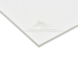 ALL PARTS® MATIÈRE PLAQUE DE PROTECTION 30 x 45cm x 2.28mm 1 PLI BLANC