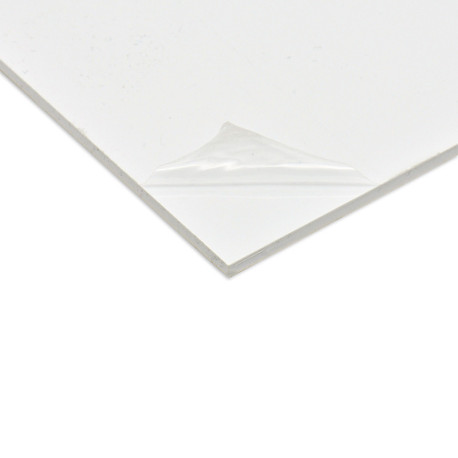 ALL PARTS® MATIÈRE PLAQUE DE PROTECTION 30 x 45cm x 2.28mm 1 PLI BLANC