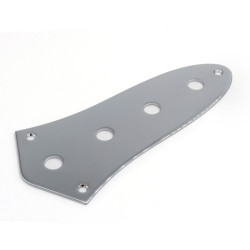 JAZZ BASS CONTROL PLATE CHROME 9.5mm HOLES (INCL.SCREWS)