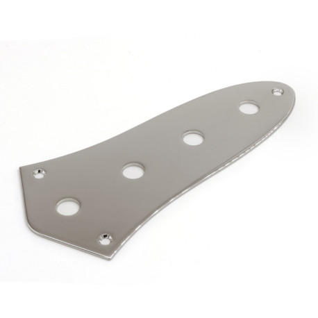 JAZZ BASS CONTROL PLATE NICKEL 9.5mm HOLES