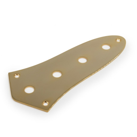 JAZZ BASS CONTROL PLATE GOLD 9.5mm HOLES (INCL.SCREWS)