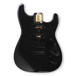 STRAT ALDER JET BLACK (ALLPARTS)