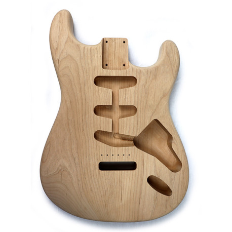 HOSCO® STRAT® BODY ALDER 2pcs SANDED UNFINISHED