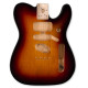 Deluxe Series Telecaster® SSH Alder Body Modern Bridge Mount, 3-Color Sunburst