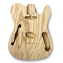 HOSCO® TELE® THINLINE® BODY SWAMP ASH 2pc UNFINISHED