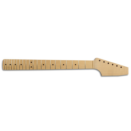 HALF PADDLE NECK ROASTED FLAMED MAPLE 9,5'' 21 FRETS ROUND HEEL