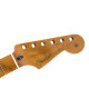 Roasted Maple Stratocaster Neck, 21 Narrow Tall Frets, 9.5, Maple, C Shape