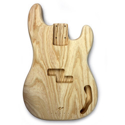 HOSCO® PRECISION BASS® BODY SWAMP ASH 2pc SANDED UNFINISHED