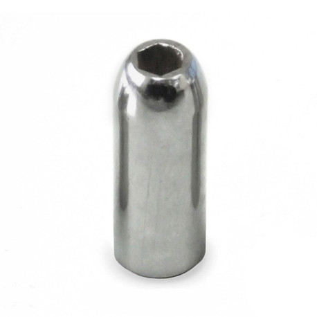 ALL PARTS® DOUILLES DE TRUSSROD BULLET M5 CHROME (2pcs)