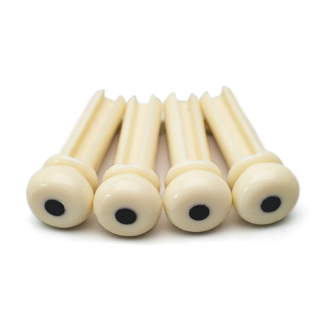 CHEVILLE BASSE / ACOUSTIC BASS END PIN PLASTIC CREAM (4)