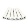 BRIDGE PIN/CHEVILLE PLASTIC WHITE +DOT (BULK PACK 30PCS)