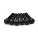 BRIDGE PIN EBONY SLOTTED NO DOT (SET OF 6)