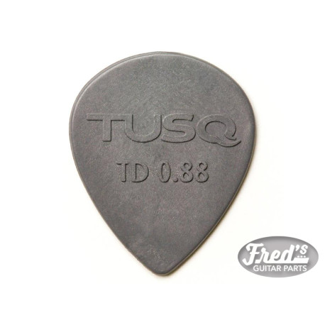 !! DISCONTINUED !! TUSQ® PICK TEARDROP DEEP / GRAY 0.88mm (6pcs)