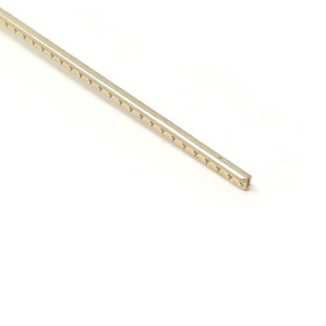 JESCAR® FRETWIRE 18% NICKEL SILVER 2.54 X 1.14mm (2' / 60cm STRAIGHT LENGTH)