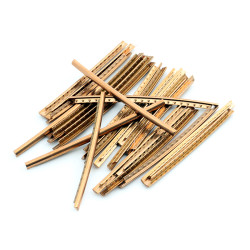 HOSCO® PHOSPHOR BRONZE JUMBO FRETS 1.40 x 2.90mm PRE-CUT (24pcs Set)