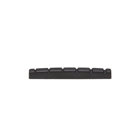 BLACK TUSQ NUT FENDER* STYLE SLOTTED 42mm FLAT BOTTOM