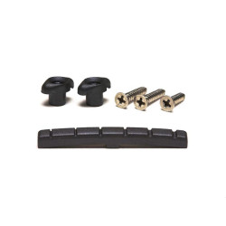 BLACK TUSQ XL SLOTTED NUT + RETAINER PACK 43 x 3.26 x 5.08