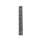 BLACK TUSQ XL NUT FENDER® STYLE SLOTTED 12 RADIUS 43.3x3.3x4.5 E-e 35.1