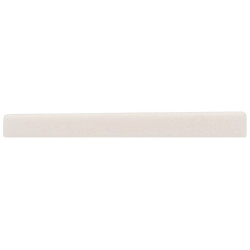 PLASTIC SADDLE FOR CLASSICAL GUITAR WHITE (80 x 8.5-9.5 x 2.6mm)