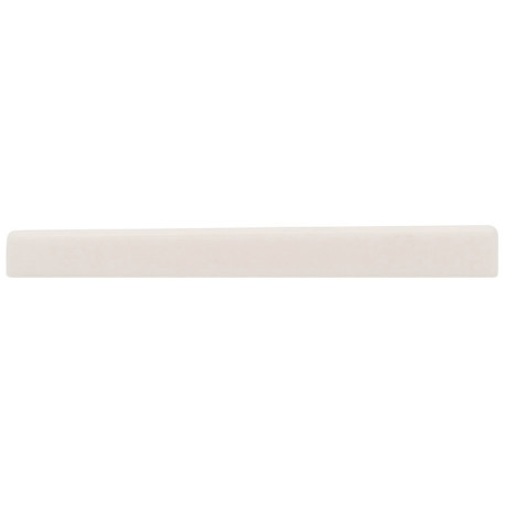 PLASTIC SADDLE FOR CLASSICAL GUITAR WHITE (80 x 8.5-9.5 x 2.6mm)