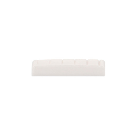 PLASTIC NUT FOR ACOUSTIC GUITAR WHITE (44 x 9 x 6.3mm)