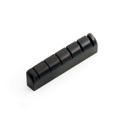 HOSCO® BLACK BONE NUT FOR ELECTRIC GUITAR GIBSON® STYLE 43.4 x 9.3 x 4.8mm