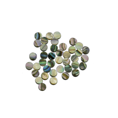 DOTS 4mm ABALONE (Bulk 50pcs)