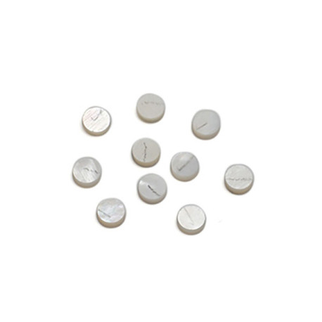 DOTS 4mm MOTHER OF PEARL (10pcs)