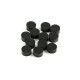 DOT 6mm PLASTIC BLACK