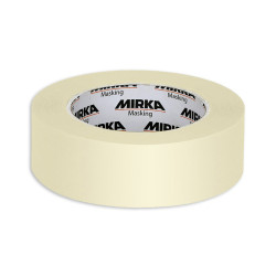 MIRKA® RUBAN DE MASQUAGE BLANC 100°C 30mm x 50m (1 PCE)