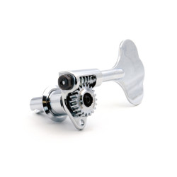 GOTOH® GBU510C-9 MÉCA. BASSE 14mm BOUTON TRÈFLE CÔTÉ GRAVE 1:20 CHROME (1pce)