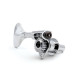 GOTOH® GBU510M-9 MÉCA. BASSE 14mm BOUTON Y CÔTÉ AIGU 1:20 CHROME (1pce)